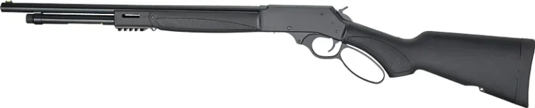 HENRY X MODEL LEVER 410 BORE - 19.8" TB BLUED BLACK SYN.